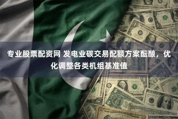 专业股票配资网 发电业碳交易配额方案酝酿,优化调整各类机组基准值