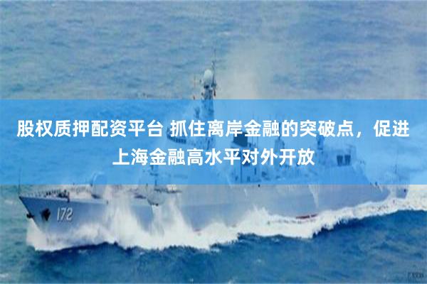 股权质押配资平台 抓住离岸金融的突破点,促进上海金融高水平对外开放