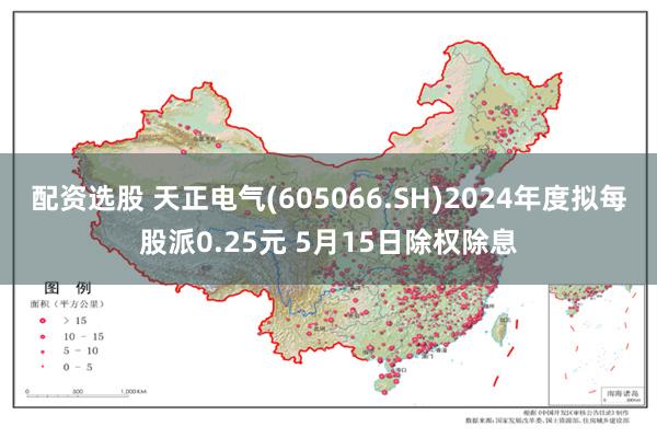 配资选股 天正电气(605066.SH)2024年度拟每股派0.25元 5月15日除权除息