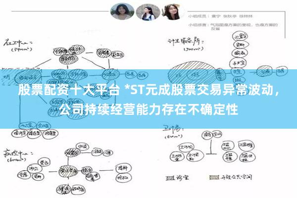 股票配资十大平台 *ST元成股票交易异常波动,公司持续经营能力存在不确定性
