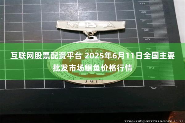 互联网股票配资平台 2025年6月11日全国主要批发市场鮰鱼价格行情