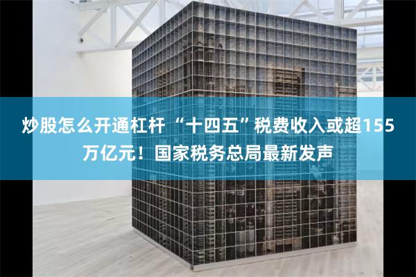 炒股怎么开通杠杆 “十四五”税费收入或超155万亿元！国家税务总局最新发声
